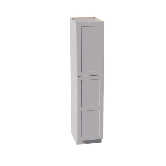 TP1884-SLG  Tall Shelf Pantry Cabinet 2 Door & 6 Sheleves - Shaker Style - Light Grey   18"W x 84"H x 24"D