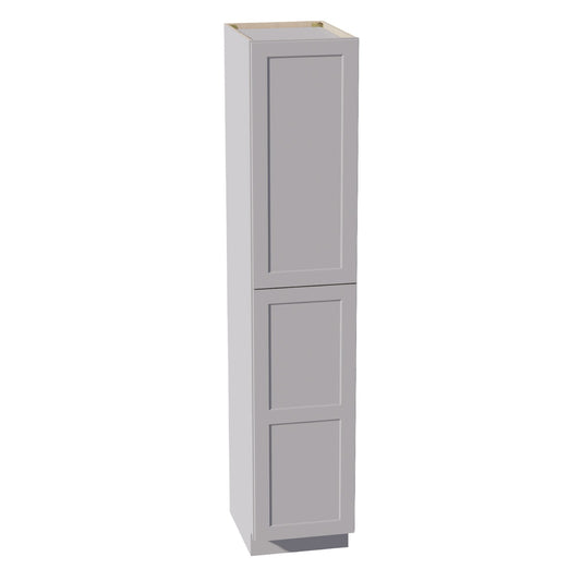 TP1890-SLG  Tall Shelf Pantry Cabinet 2 Door & 6 Sheleves - Shaker Style - Light Grey   18"W x 90"H x 24"D