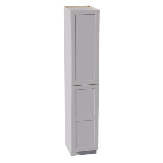 TP1896-SLG  Tall Shelf Pantry Cabinet 2 Door & 6 Sheleves - Shaker Style - Light Grey   18"W x 96"H x 24"D