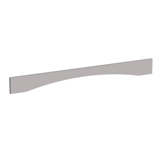 VAR54-SLG: Shaker Light Grey 54"W x 5-1/2"H x 3/4"D Arched Valance