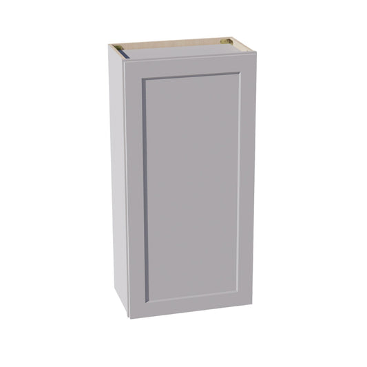 W2142-SLG  Wall Cabinet 1 Door & 2 Shelves - Shaker Style - Light Grey   21"W x 42"H x 12"D
