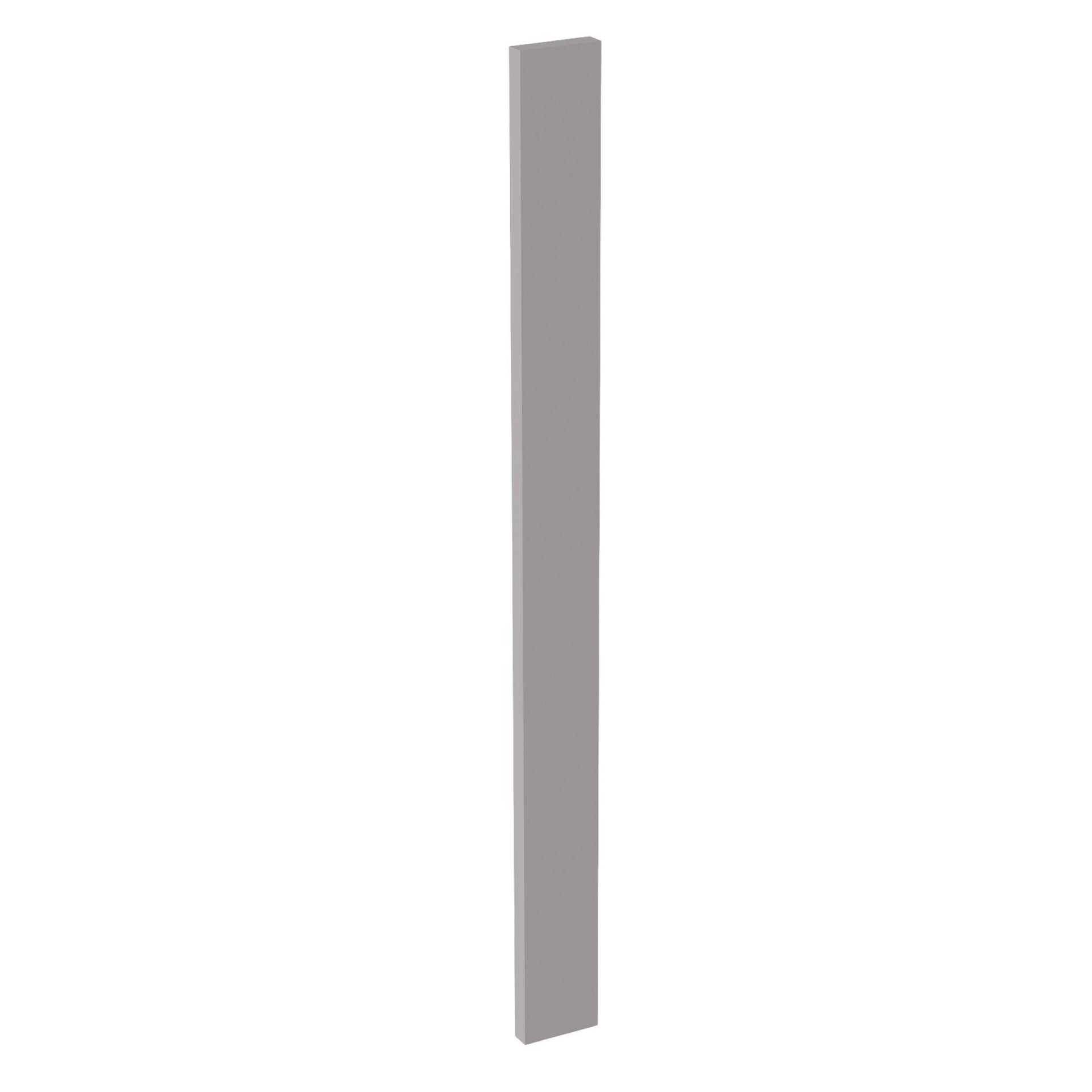 WF336-SLG  Wall Cabinet Filler - Shaker Style - Light Grey   3"W x 36"H x 3/4"D