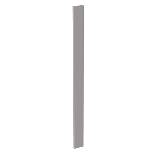 WF342-SLG: Shaker Light Grey 03"W x 42"H Wall Cabinet Filler