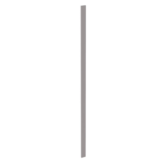 WF396-SLG: Shaker Light Grey 03"W x 96"H Wall Cabinet Filler