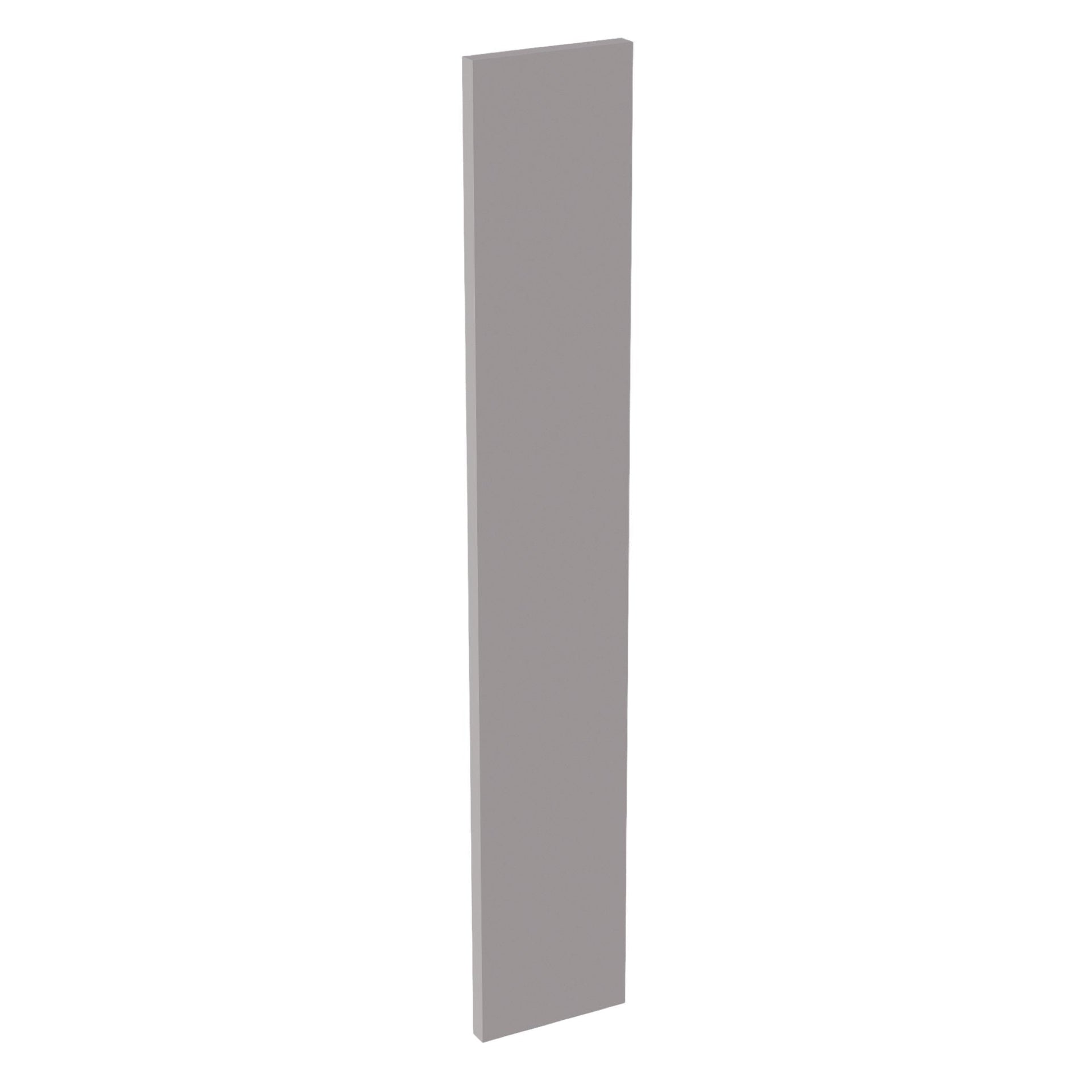 WF636-SLG  Wall Cabinet Filler - Shaker Style - Light Grey   6"W x 36"H x 3/4"D