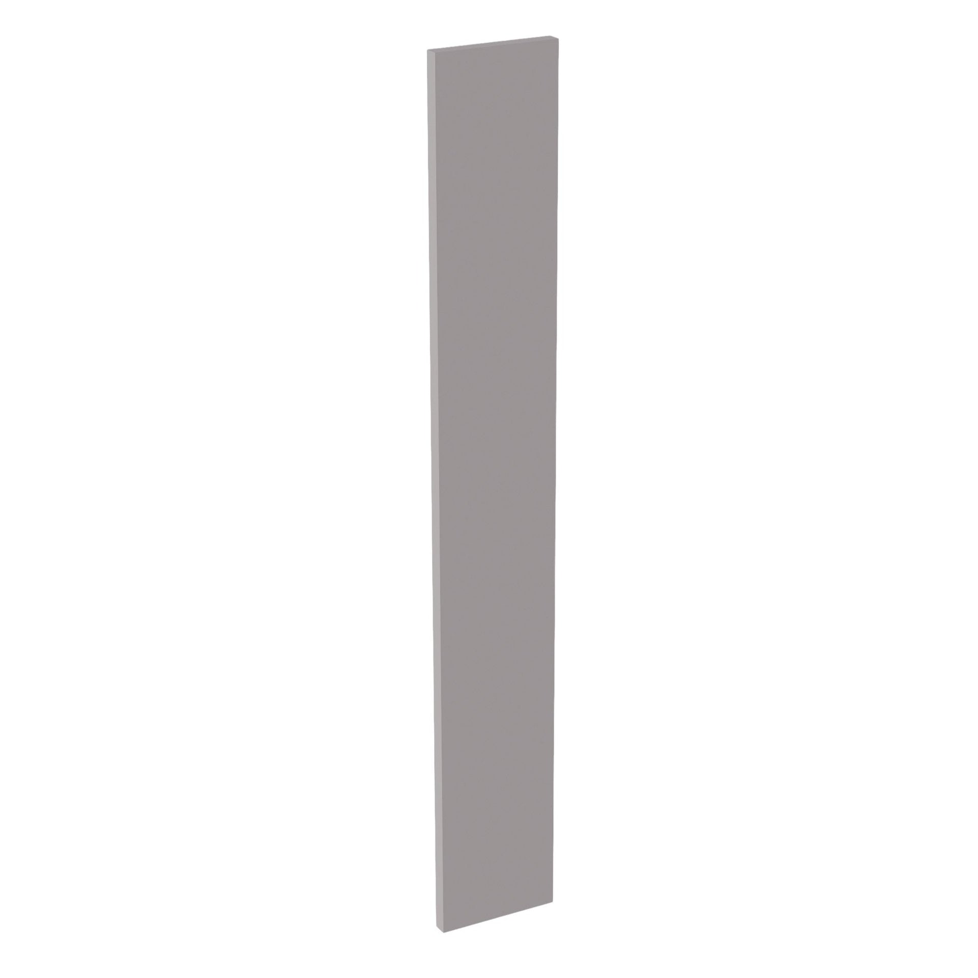 WF642-SLG  Wall Cabinet Filler - Shaker Style - Light Grey   6"W x 42"H x 3/4"D
