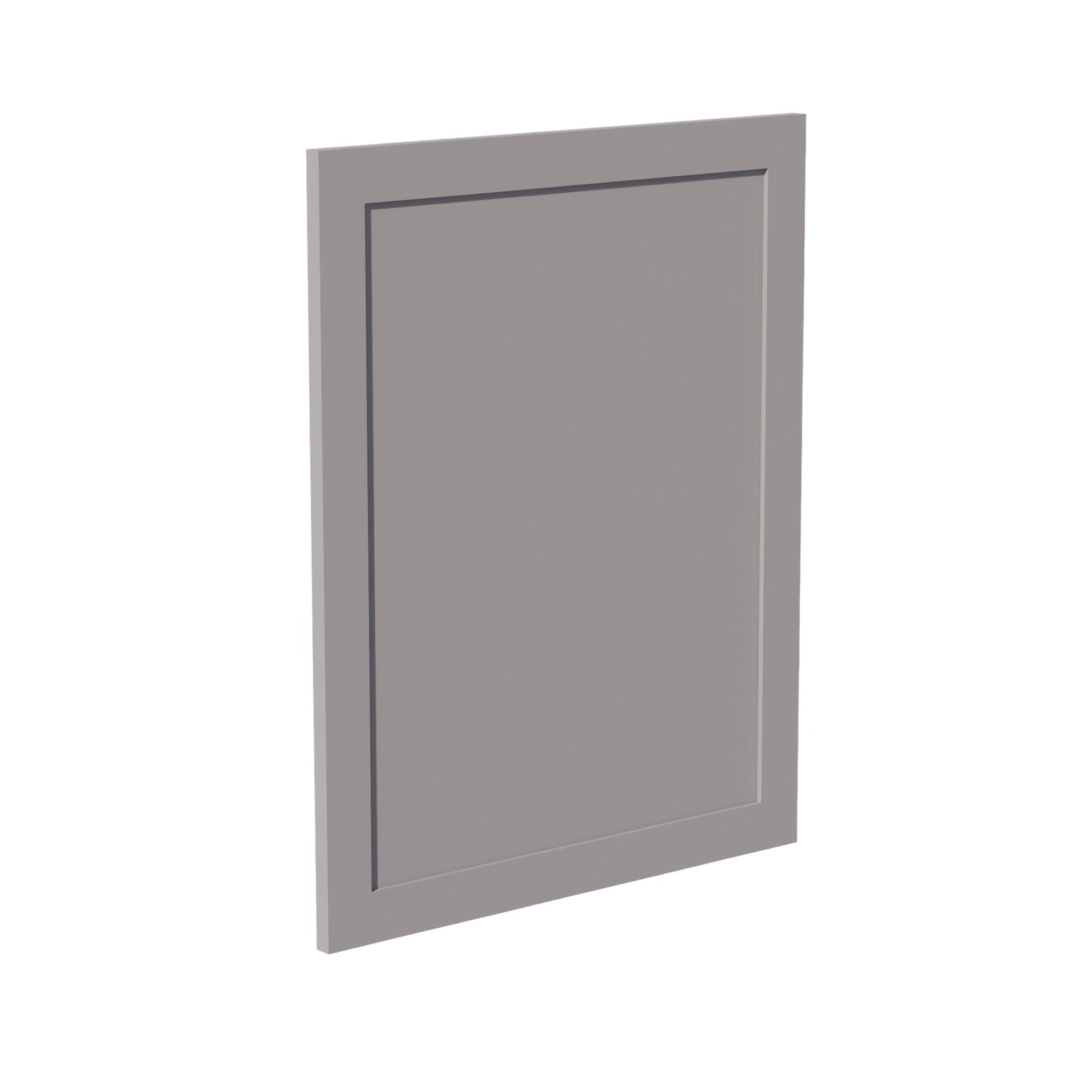 WP-BASE-SLG: Shaker Light Grey 23-1/2"W x 29-1/2"H x 3/4"D Wainscot Panel Base