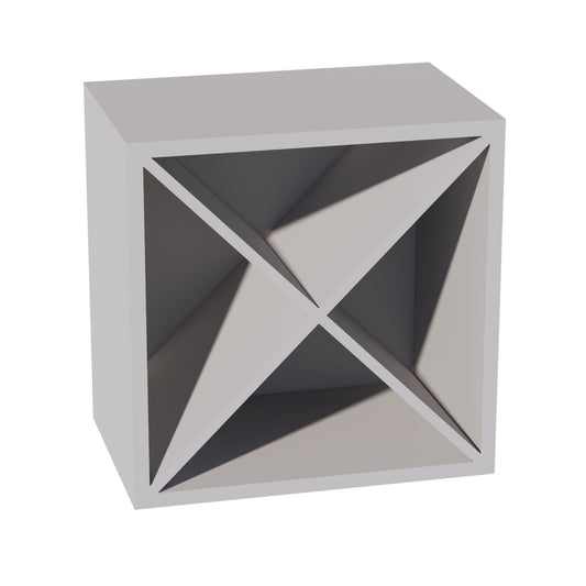 WR1818-SLG  Wood Wall Mounted Range Hood - Shaker Style - Light Grey   18"W x 18"H x 12"D