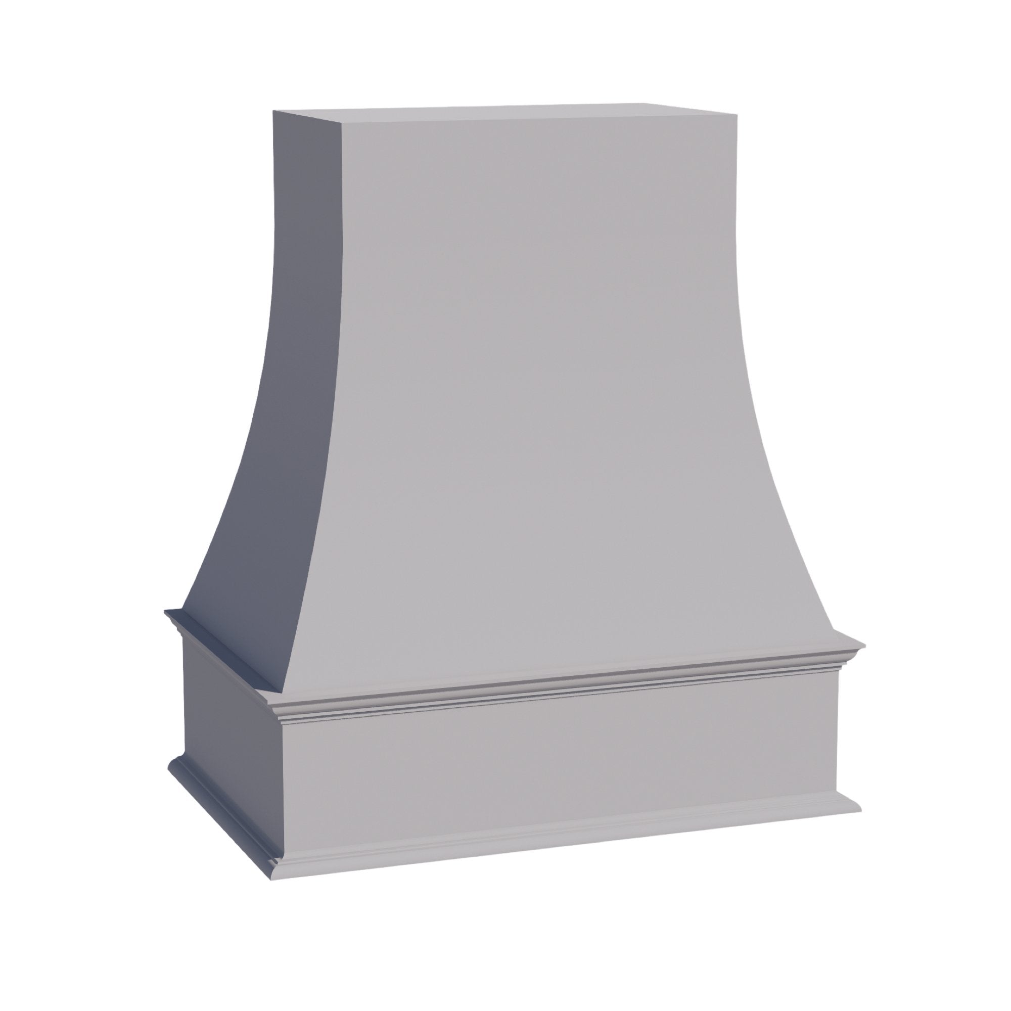 WRH3036-SLG: Shaker Light Grey 30"W x 36"H Wood Wall Mounted Range Hoods