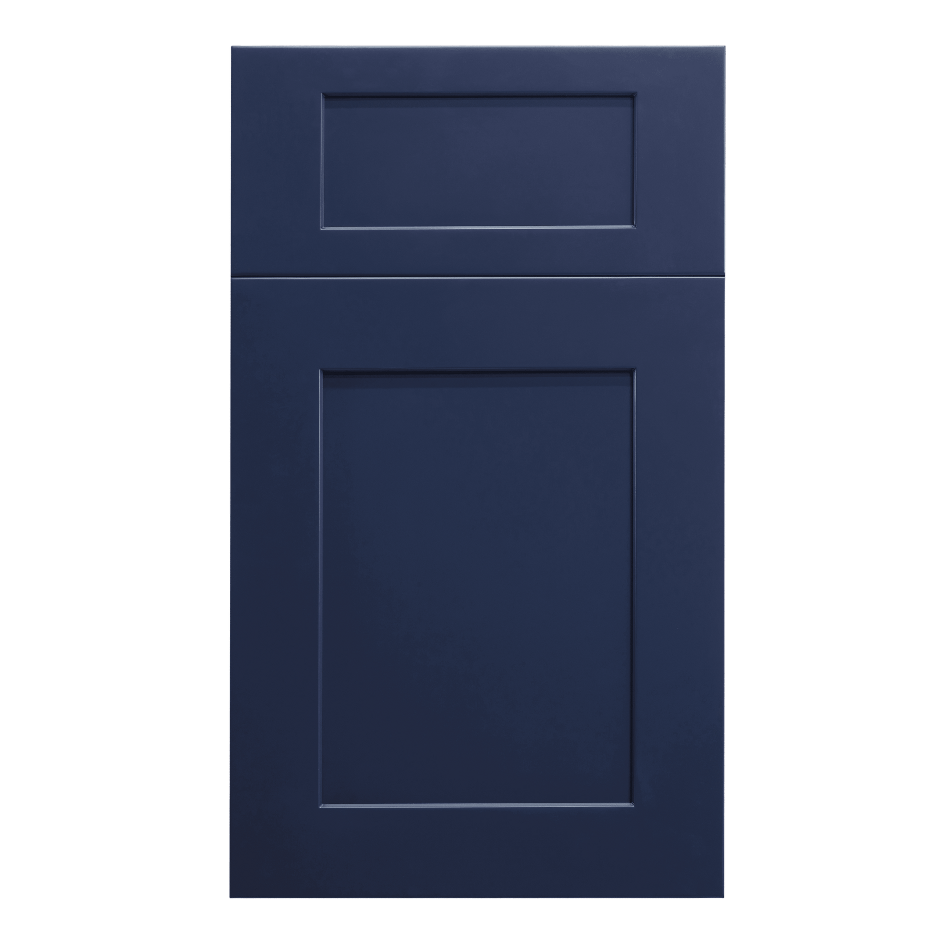 DB18-SB  Base Cabinet 3 Drawers - Shaker Style - Blue   18"W x 34-1/2"H x 24"D