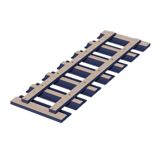 GL36-SB  Wall Glass Holder - Shaker Style - Blue   36"W x  x 12"D