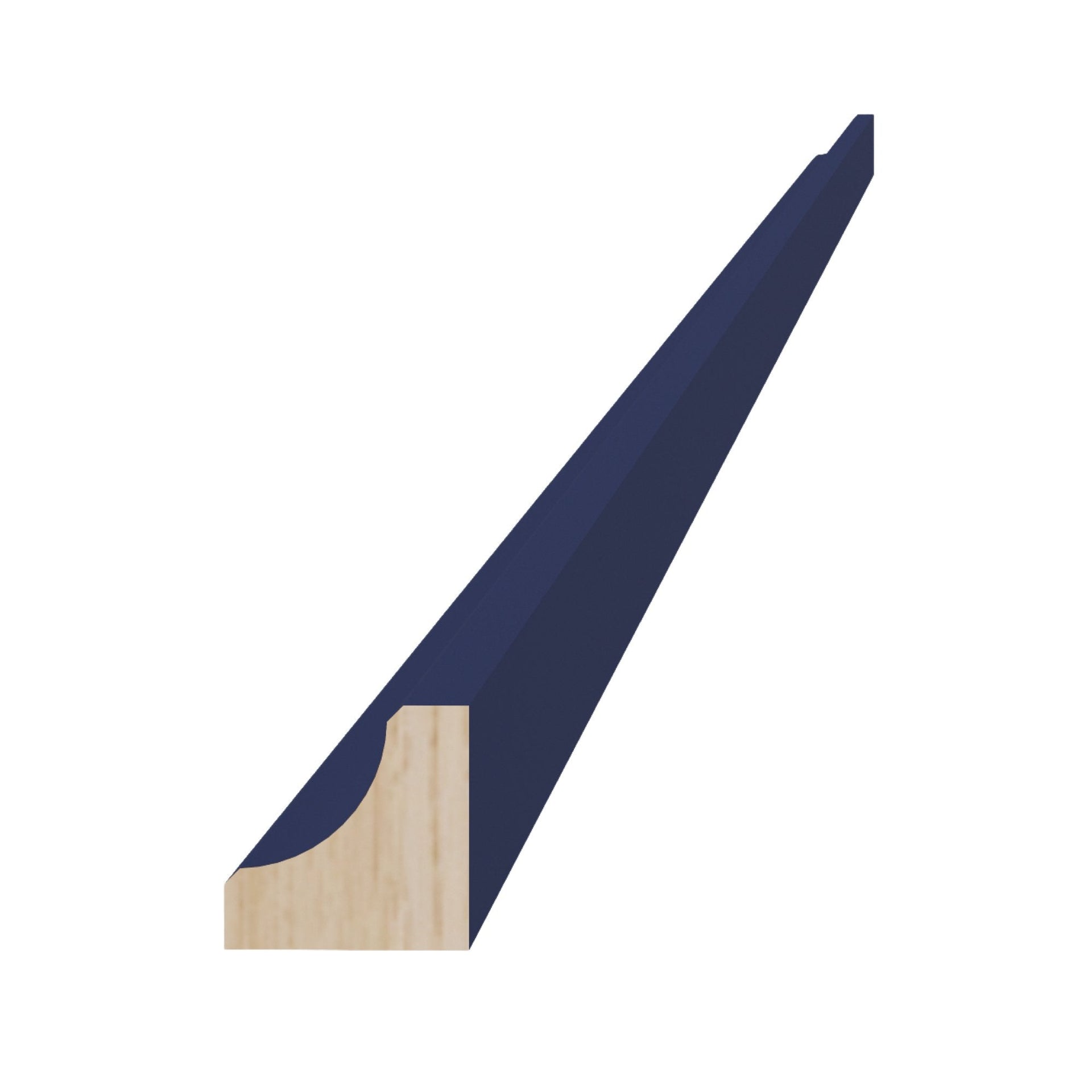 ICM8-SB  Inside Corner Molding - Shaker Style - Blue   96"W x 3/4"H x 3/4"D