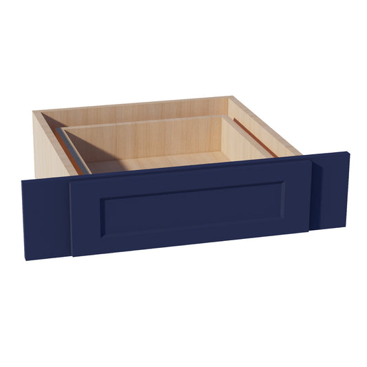 KD30-SB  Vanity Knee Drawer - Shaker Style - Blue   30"W x 7-1/2"H x 21"D