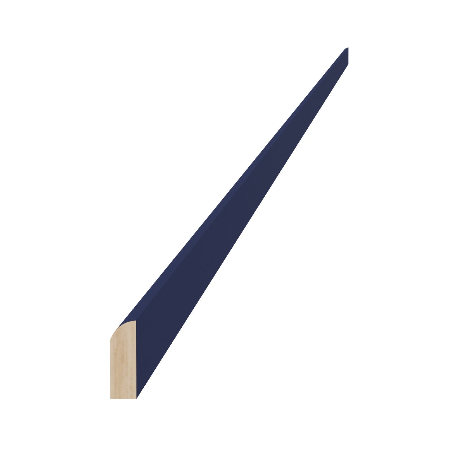 SM8-S-SB  Scribe Molding - Shaker Style - Blue   96"W x 3/4"H x 1/4"D