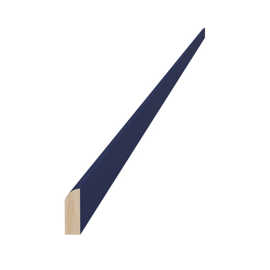 SM8-S-SB  Scribe Molding - Shaker Style - Blue   96"W x 3/4"H x 1/4"D