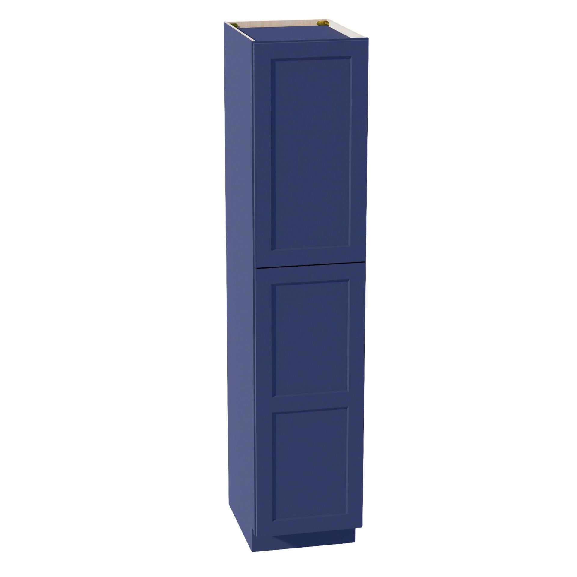 TP1884-SB  Tall Shelf Pantry Cabinet 2 Door & 6 Sheleves - Shaker Style - Blue   18"W x 84"H x 24"D