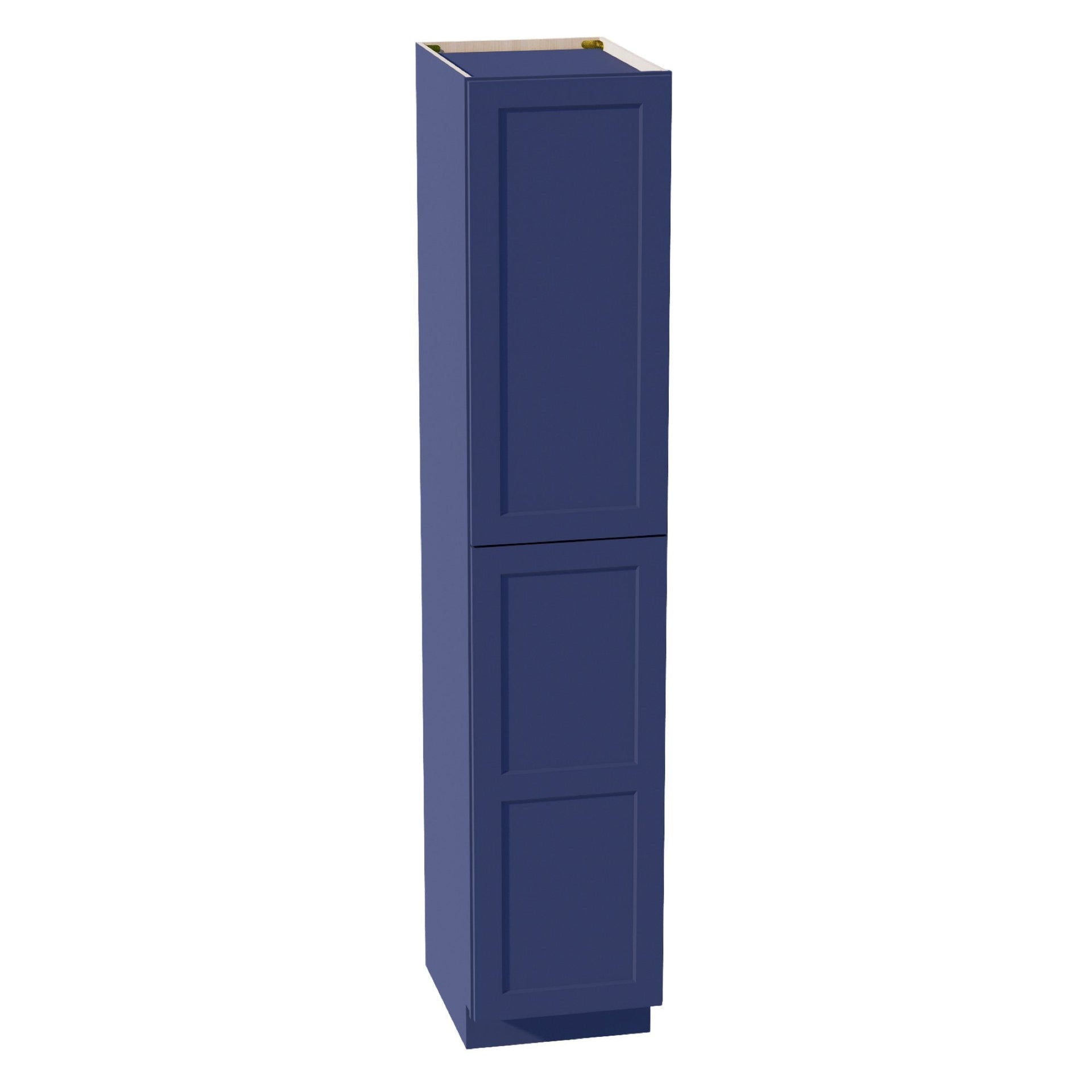 TP1890-SB  Tall Shelf Pantry Cabinet 2 Door & 6 Sheleves - Shaker Style - Blue   18"W x 90"H x 24"D