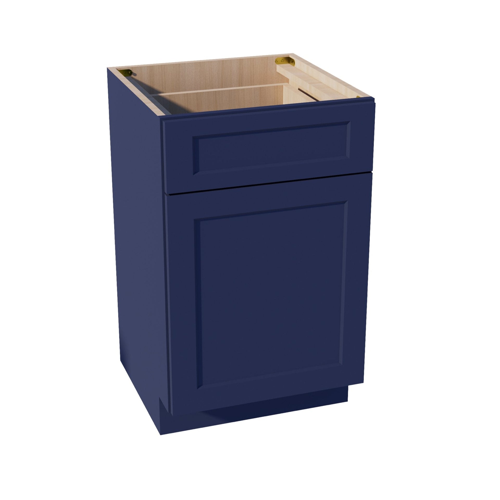 VB1221-SB  Vanity Base Cabinet 1 Door & 1 Drawer - Shaker Style - Blue   12"W x 34-1/2"H x 21"D