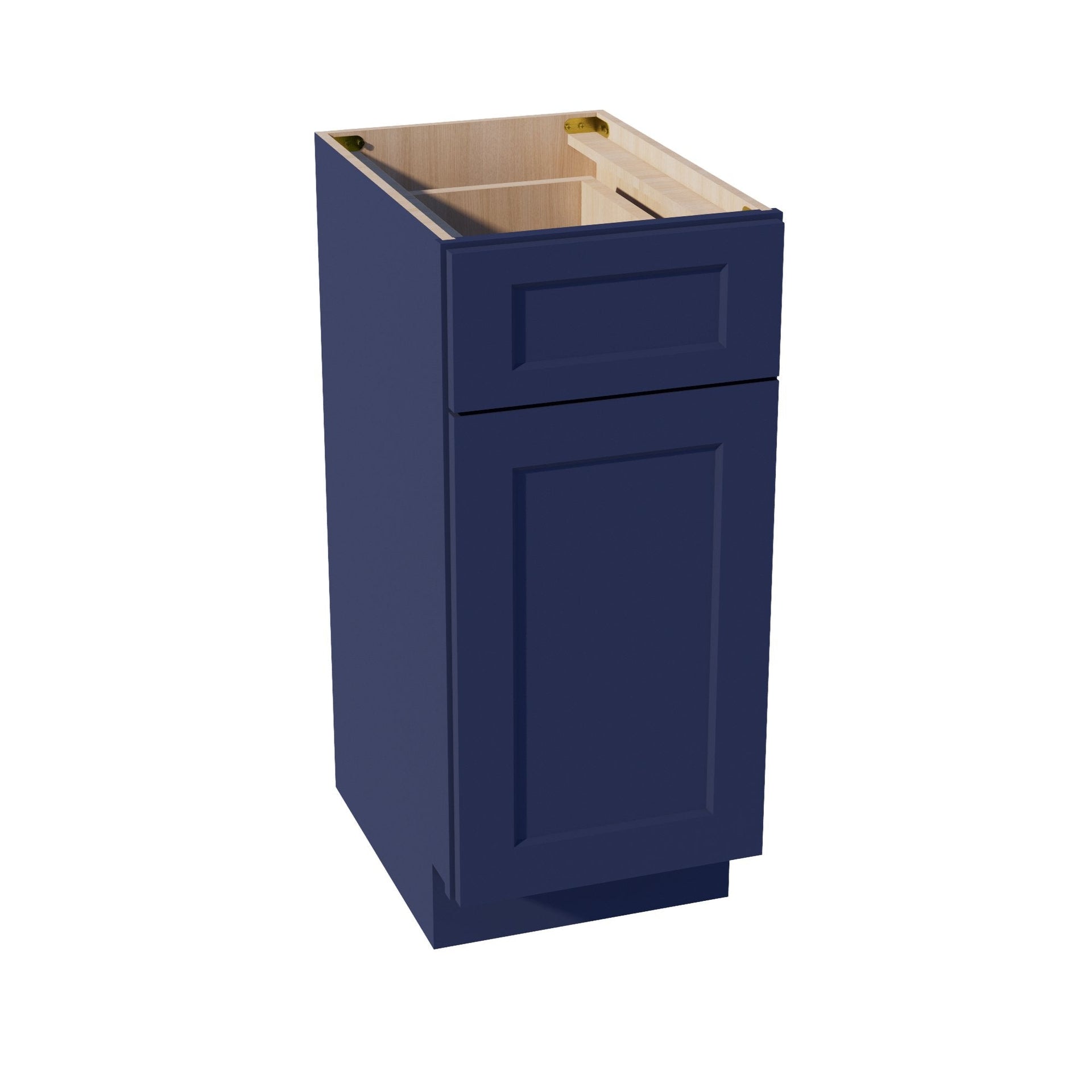 VB1521-SB  Vanity Base Cabinet 1 Door & 1 Drawer - Shaker Style - Blue   15"W x 34-1/2"H x 24"D