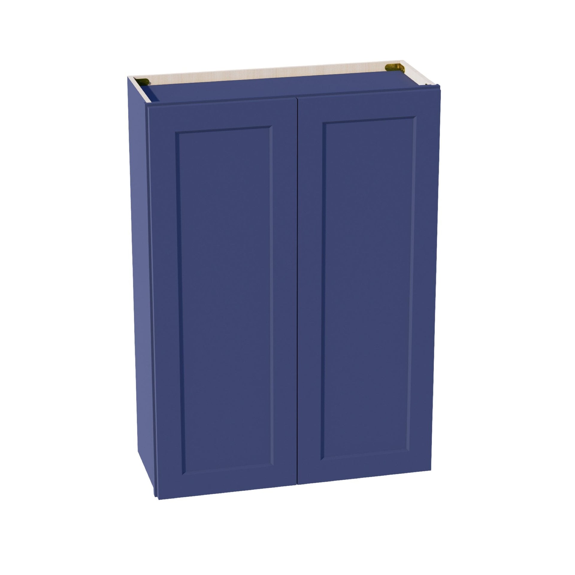 W3042-SB  Wall Cabinet 2 Doors & 2 Shelves - Shaker Style - Blue   30"W x 42"H x 12"D