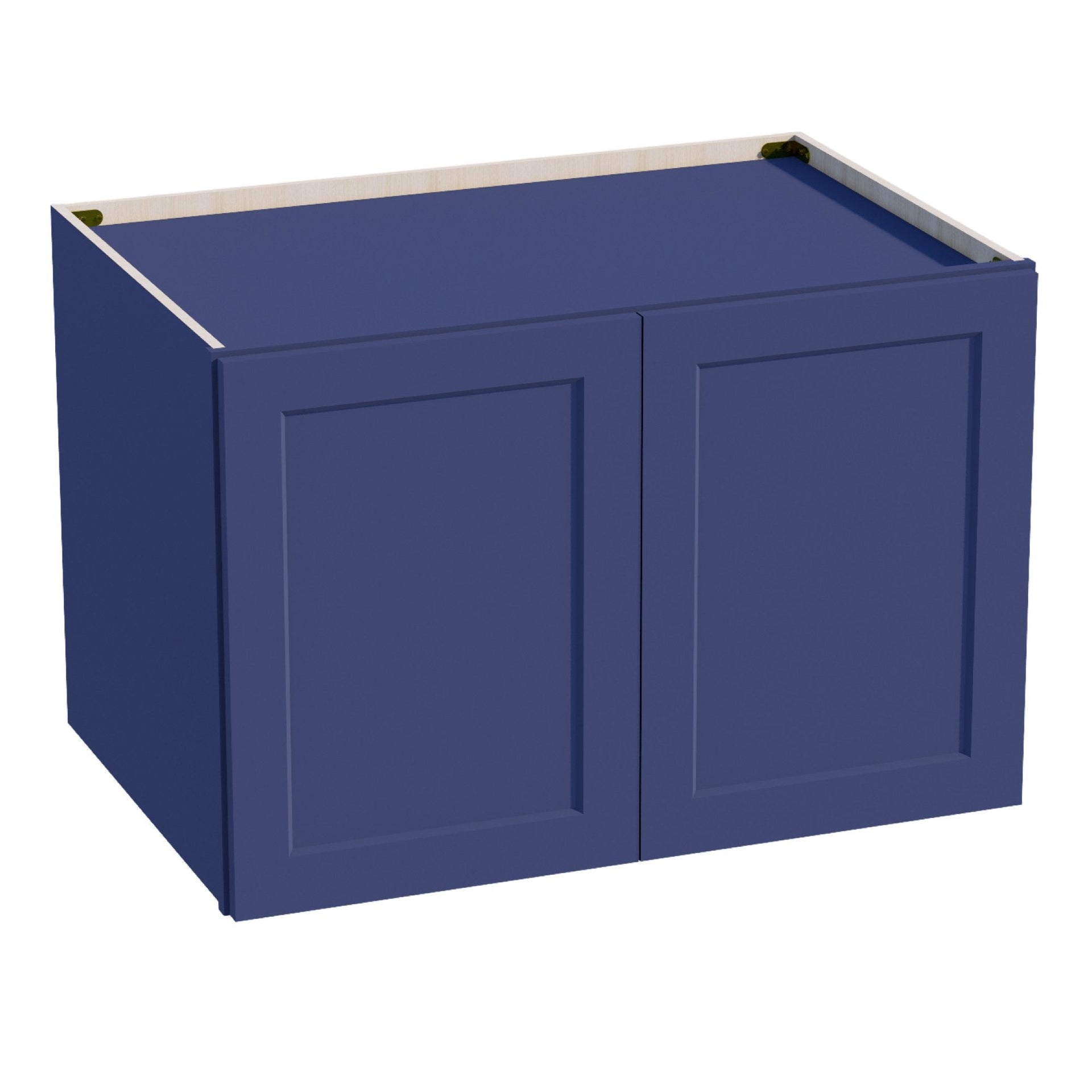 W362424-SB  Wall Cabinet 2 Doors & 2 Shelves - Shaker Style - Blue   36"W x 24"H x 24"D
