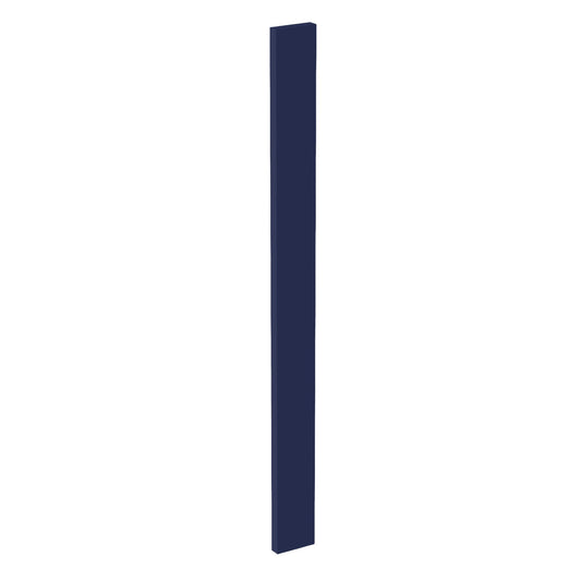 WF336-SB:  Shaker Blue 03"W x 36"H Wall Cabinet Filler