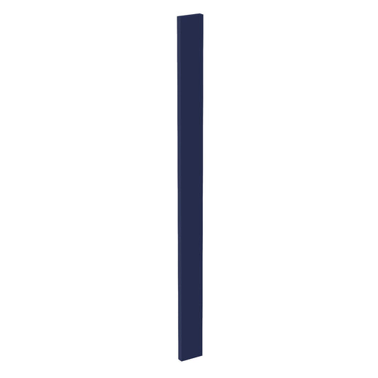 WF342-SB:  Shaker Blue 03"W x 42"H Wall Cabinet Filler