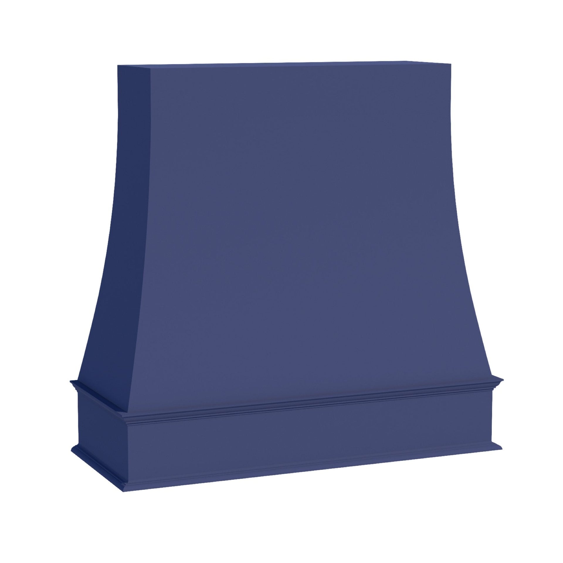 WRH4848-SB  Wood Wall Mounted Range Hood - Shaker Style - Blue   48"W x 48"H x 20-1/2"D