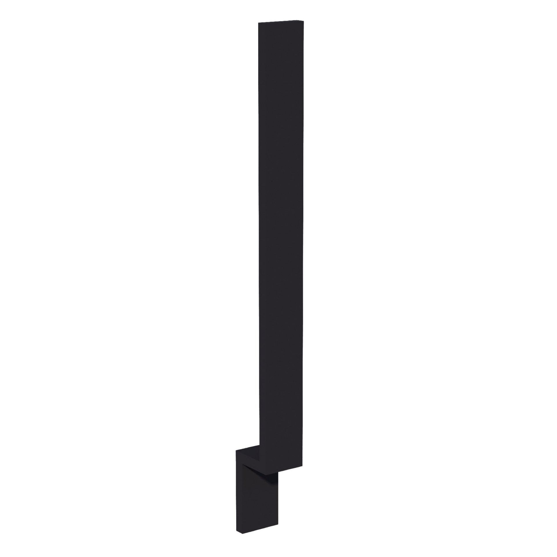 BF3-SBK  Base Cabinet Filler - Shaker Style - Black   03"W x 34-1/2"H x