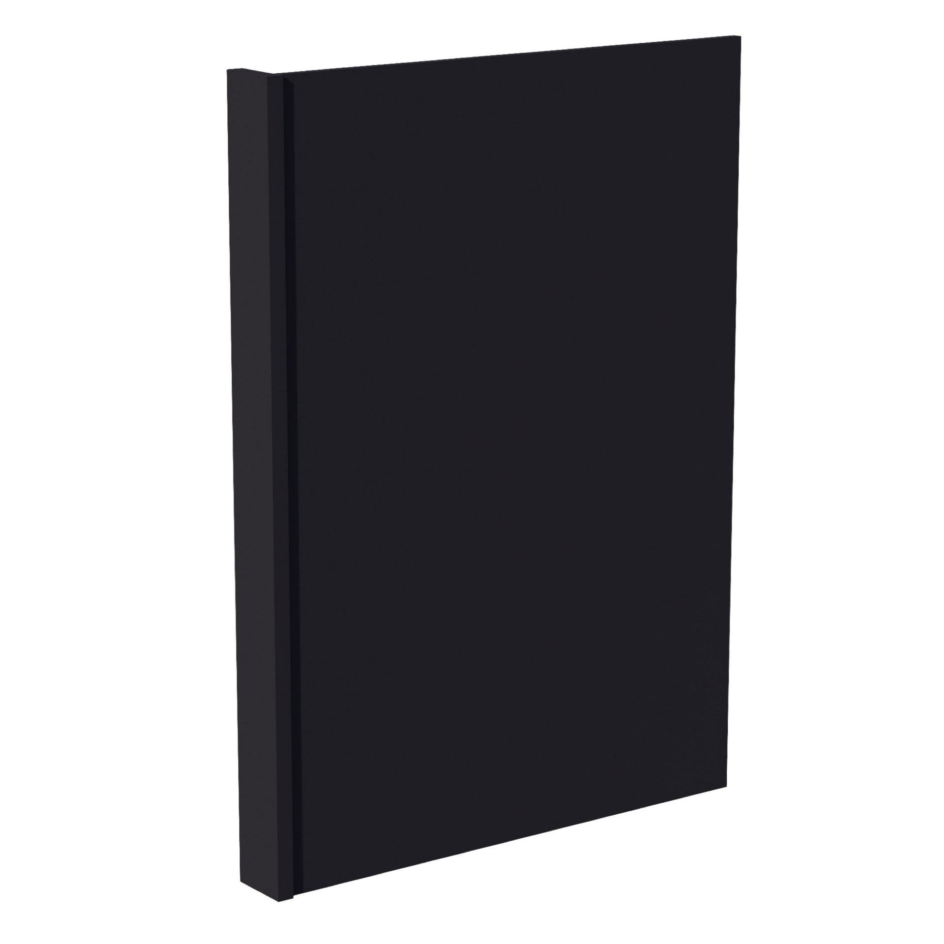 DWR3-SBK  Dishwasher Return Panel - Shaker Style - Black   3"W x 34-1/2"H x 24"D