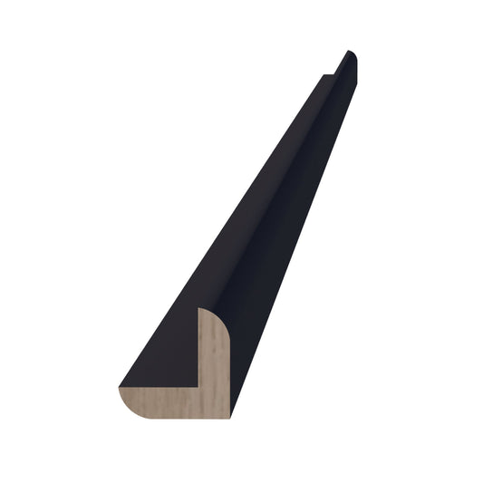 OCM8-SBK  Outside Corner Molding - Shaker Style - Black   96"W x 7/8"H x 7/8"D