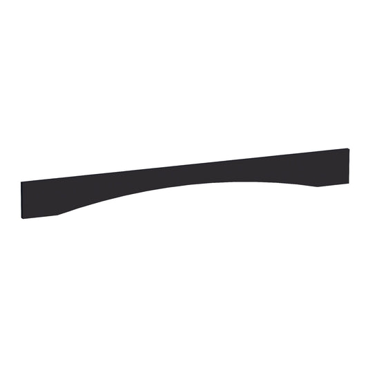 VAR54-SBK  Arched Valance - Shaker Style - Black   54"W x 5-1/2"H x