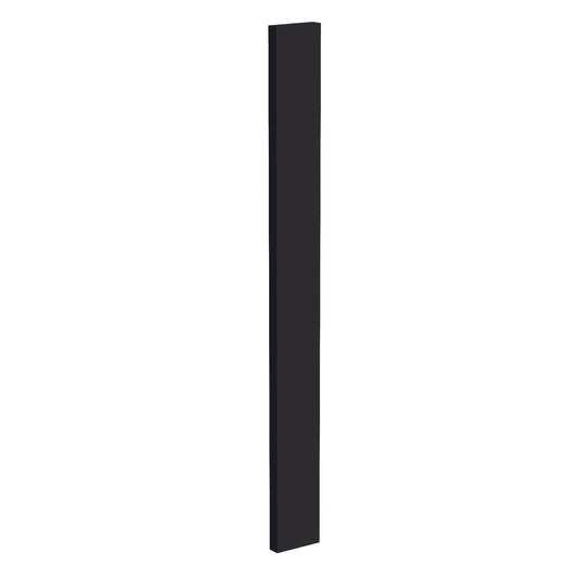 WF330-SBK:  Shaker Black 03"W x 30"H Wall Cabinet Filler