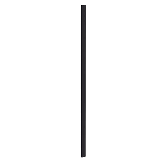 WF396-SBK  Wall Cabinet Filler - Shaker Style - Black   3"W x 96"H x 3/4"D