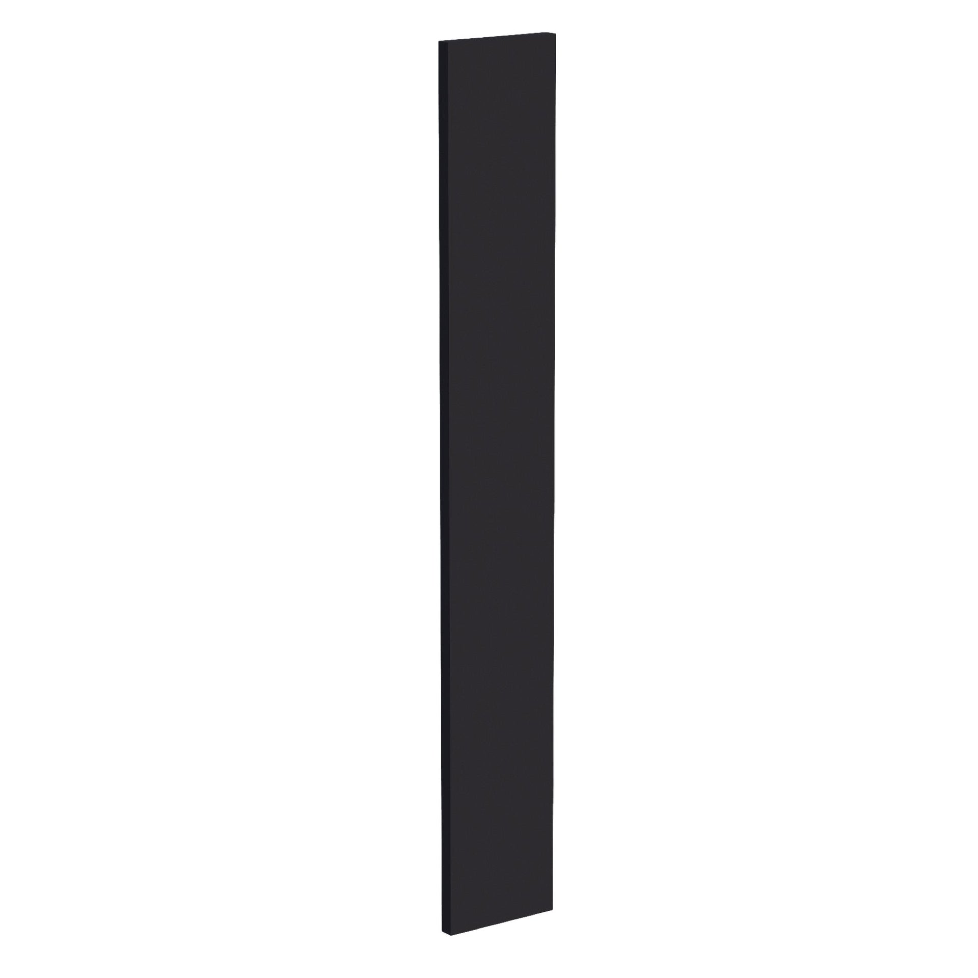 WF642-SBK  Wall Cabinet Filler - Shaker Style - Black   6"W x 42"H x 3/4"D
