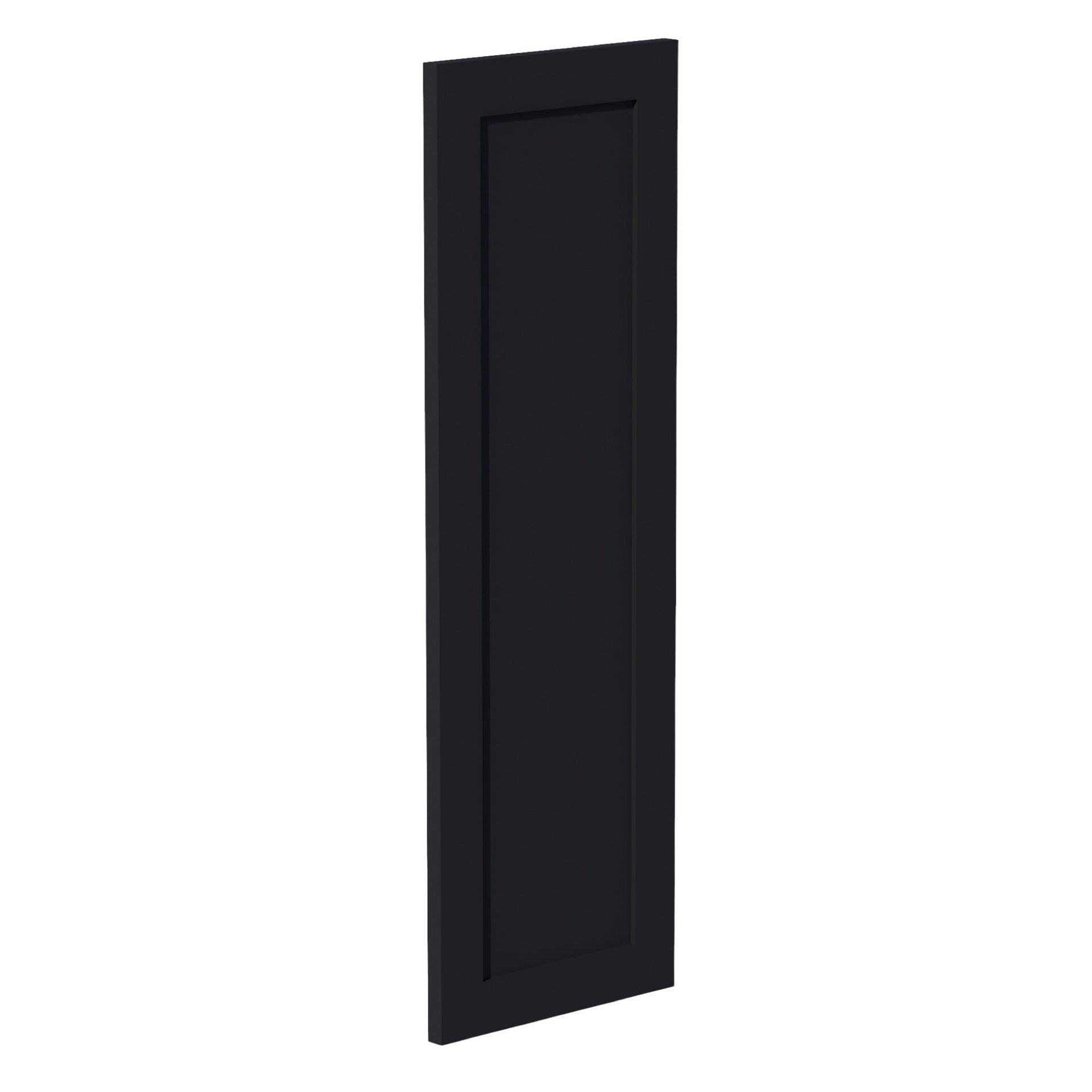 WP-W36-SBK:  Shaker Black 36" - 11-1/2"W x 35-1/2"H x 3/4"D Wainscot Panel Wall