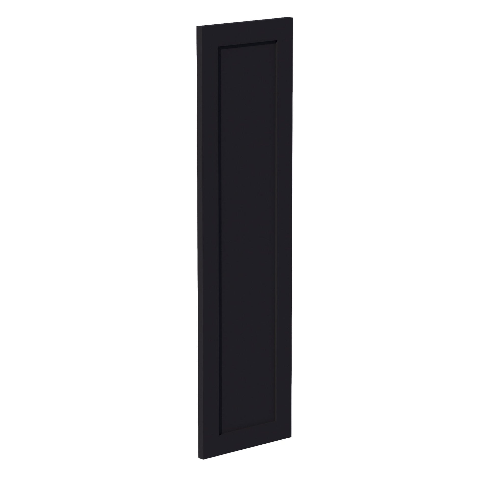 WP-W42-SBK:  Shaker Black 42" - 11-1/2"W x 41-1/2"H x 3/4"D Wainscot Panel Wall