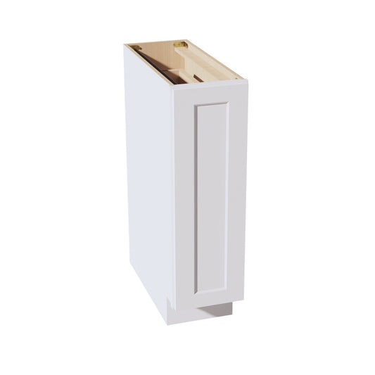 BF0924-SW  base cabinet Full Height Door - Shaker Style - Pure White   09"W x 34-1/2"H x 24"D