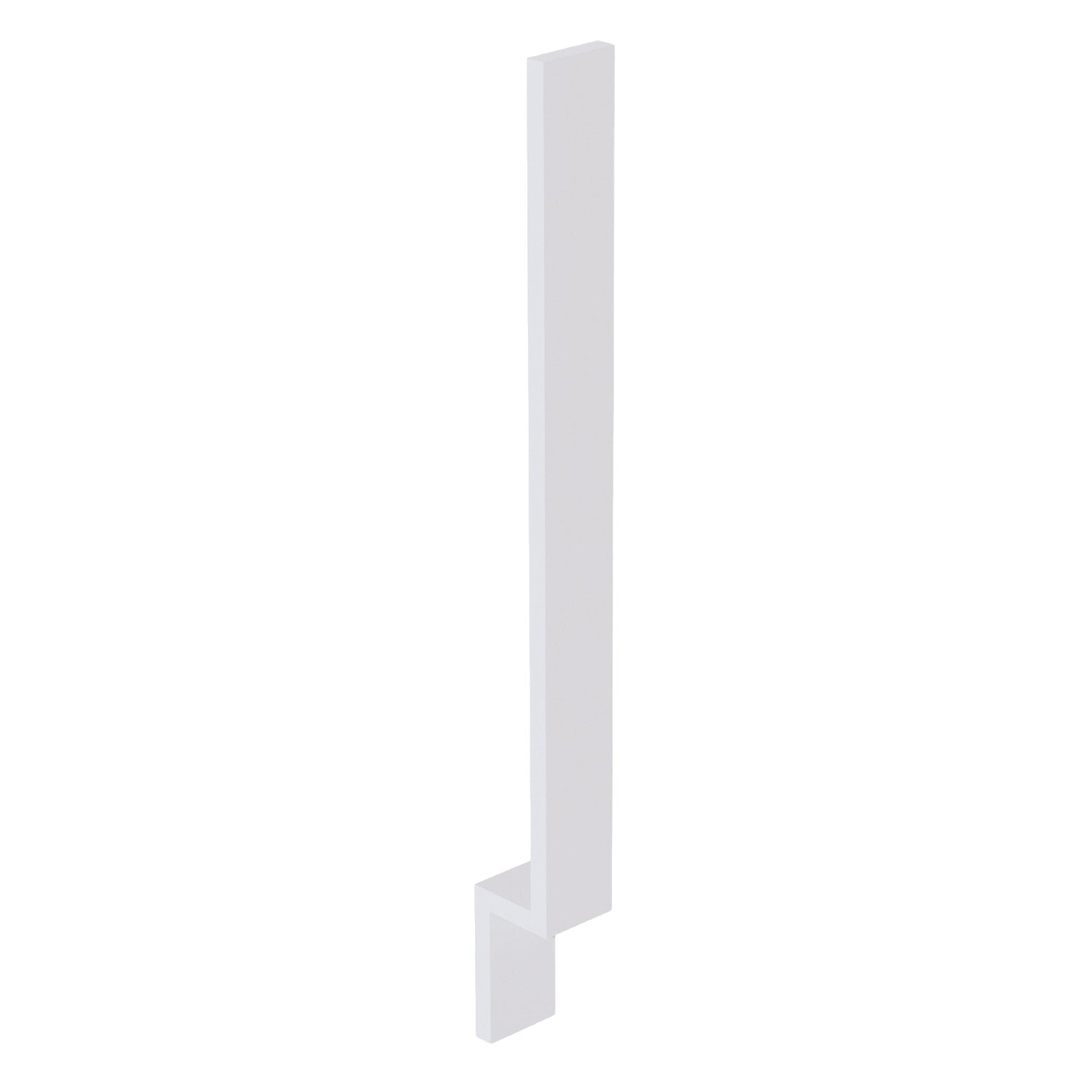 BF3-SW  Base Cabinet Filler - Shaker Style - Pure White   03"W x 34-1/2"H x