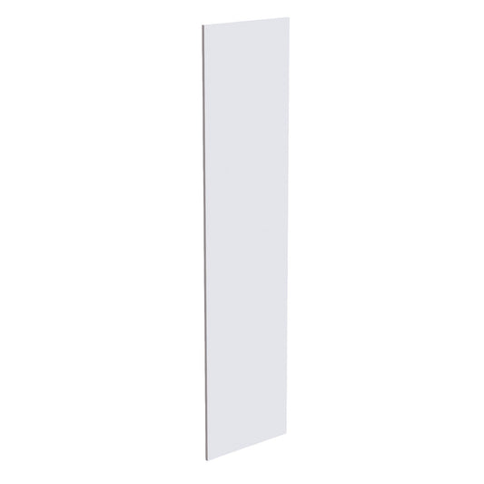 BP2496-3/4-SW  Base End Skin Panel - Shaker Style - Pure White   24"W x 96"H x 3/4"D
