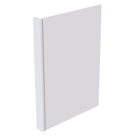DWR3-SW  Dishwasher Return Panel - Shaker Style - Pure White   3"W x 34-1/2"H x 24"D