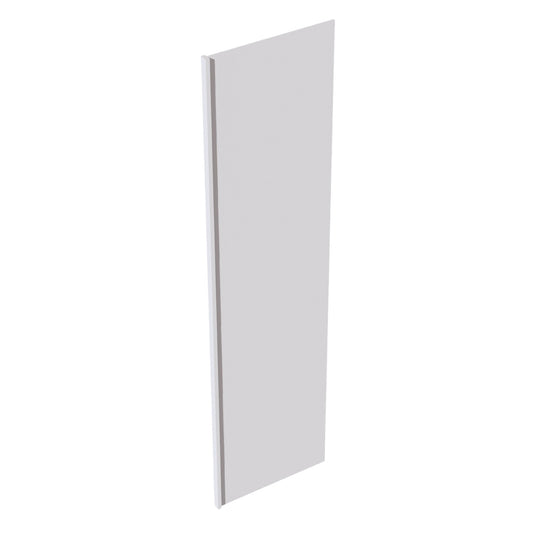 REP2496-SW  Refrigerator Return Panel - Shaker Style - Pure White   1-1/2"W x 96"H x 24"D