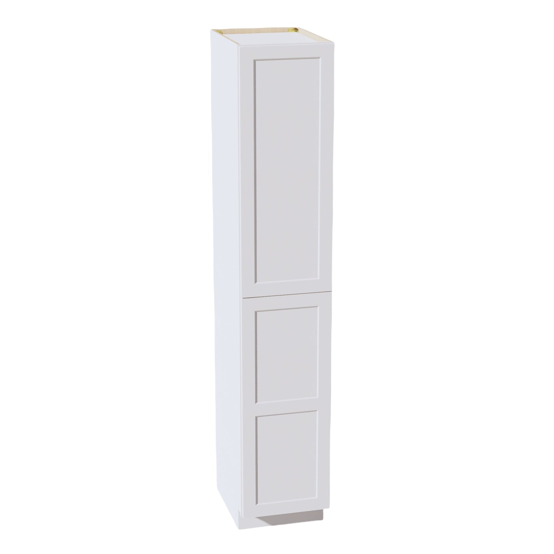 TP1896-SW  Tall Shelf Pantry Cabinet 2 Door & 6 Sheleves - Shaker Style - Pure White   18"W x 96"H x 24"D