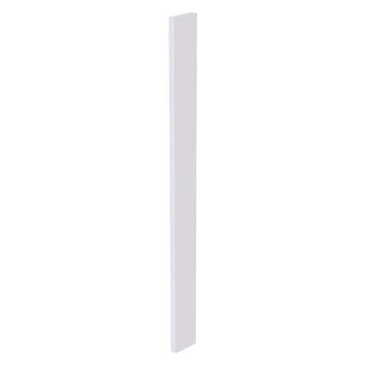 WF336-SW  Wall Cabinet Filler - Shaker Style - Pure White   3"W x 36"H x 3/4"D