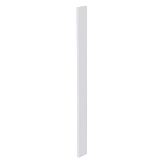 WF342-SW  Wall Cabinet Filler - Shaker Style - Pure White   3"W x 42"H x 3/4"D