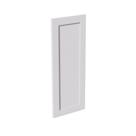 WPC2430-SW  Wall Corner Cabinet Pie Cut  1 Door & 2 Shelves  - Shaker Style - Pure White   11-1/2" X 11-1/2" x 30"H x 24"D