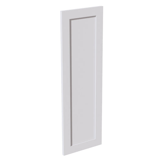WPC2436-SW  Wall Corner Cabinet Pie Cut  1 Door & 2 Shelves  - Shaker Style - Pure White   11-1/2" X 11-1/2" x 36"H x 24"D