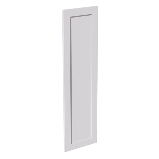 WPC2442-SW  Wall Corner Cabinet Pie Cut  1 Door & 2 Shelves  - Shaker Style - Pure White   11-1/2" X 11-1/2" x 42"H x 24"D