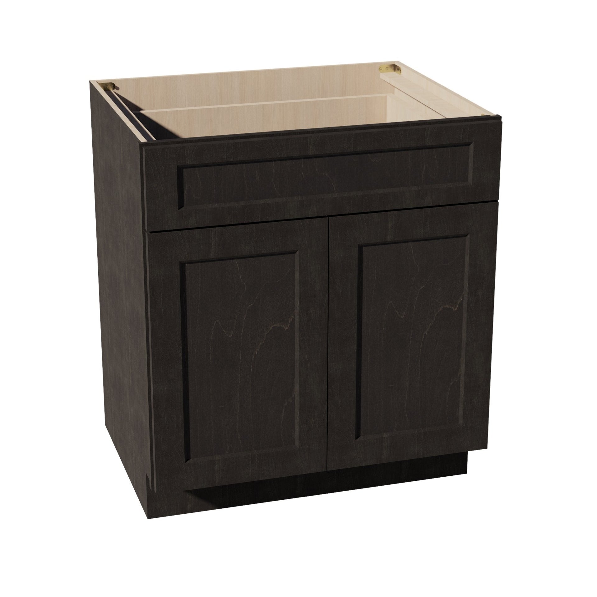 B30-SDG  Base cabinet - Shaker Style - Dark Grey   30"W x 34-1/2"H x 24"D