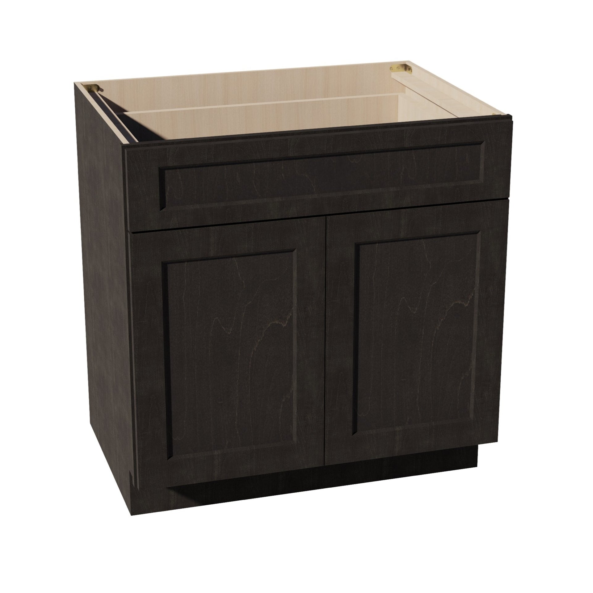 B33-SDG  Base cabinet - Shaker Style - Dark Grey   39"W x 34-1/2"H x 24"D